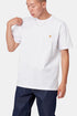 Camiseta Carhartt WIP Manga Corta Chase (Blanco/Oro) | Camisetas