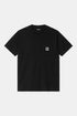 Carhartt WIP Camiseta de manga corta con bolsillo y corazón (Negro) | Camisetas