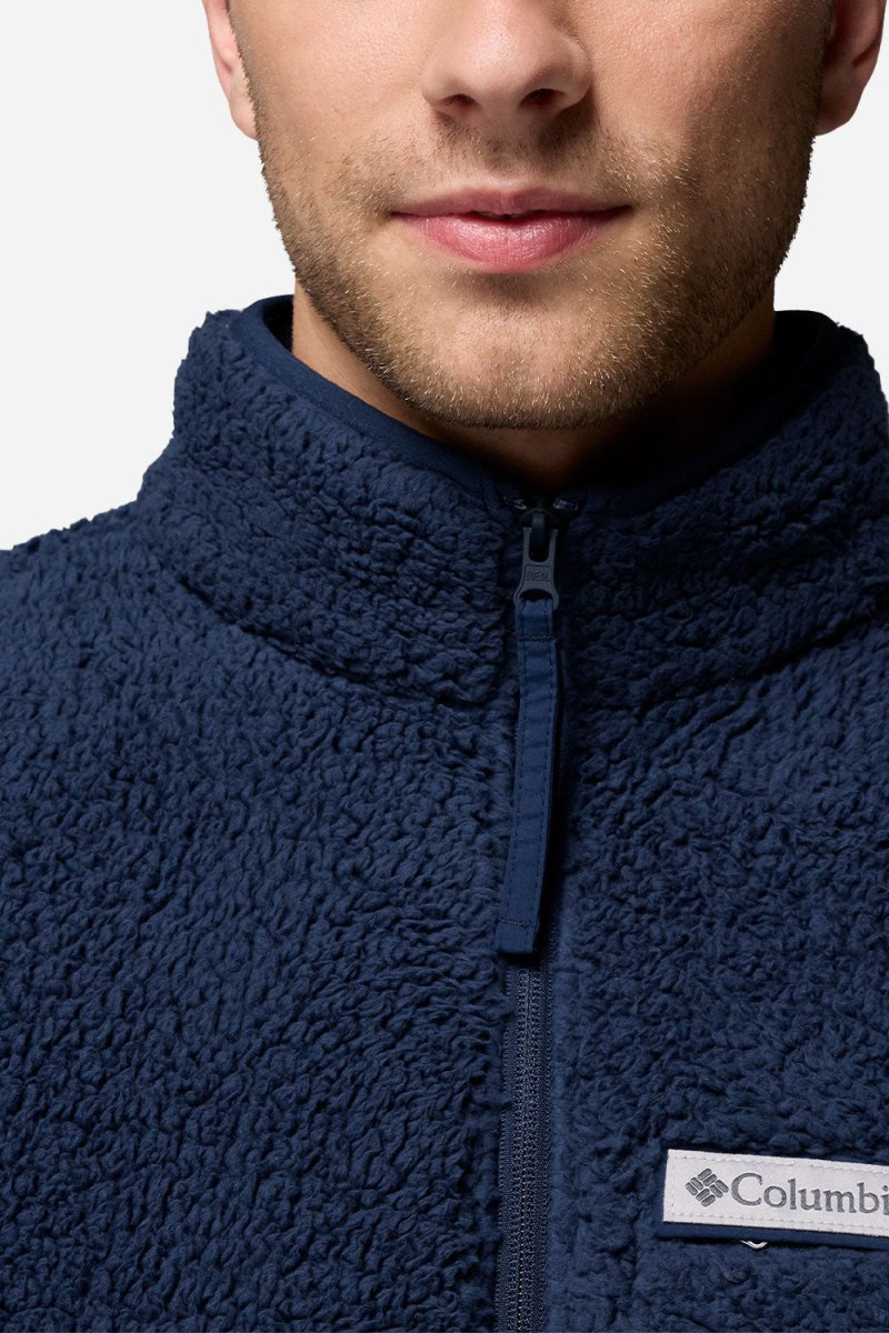 Columbia Rugged Ridge™ High Pile Full Zip (Collegiate Navy) | Sweaters