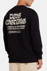 Sudadera con cuello redondo Deus Rinse Wash (Antracita) | Suéteres