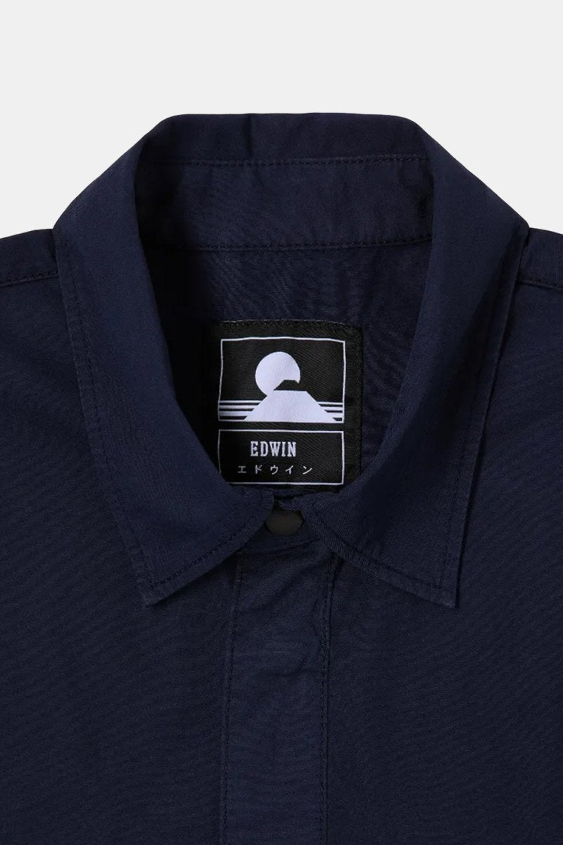 Edwin Ability Shirt Long Sleeve (Maritime Blue) | Shirts
