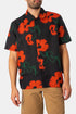 Camisa Manga Corta Edwin Garden Society (Rojo/Negro) | Camisas