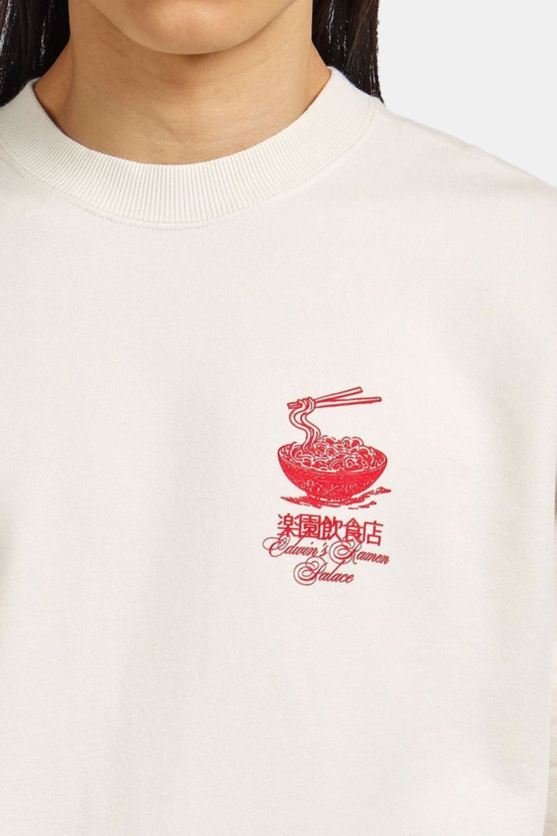 Edwin Ramen Palace Sweat (Whisper White) | Sweaters