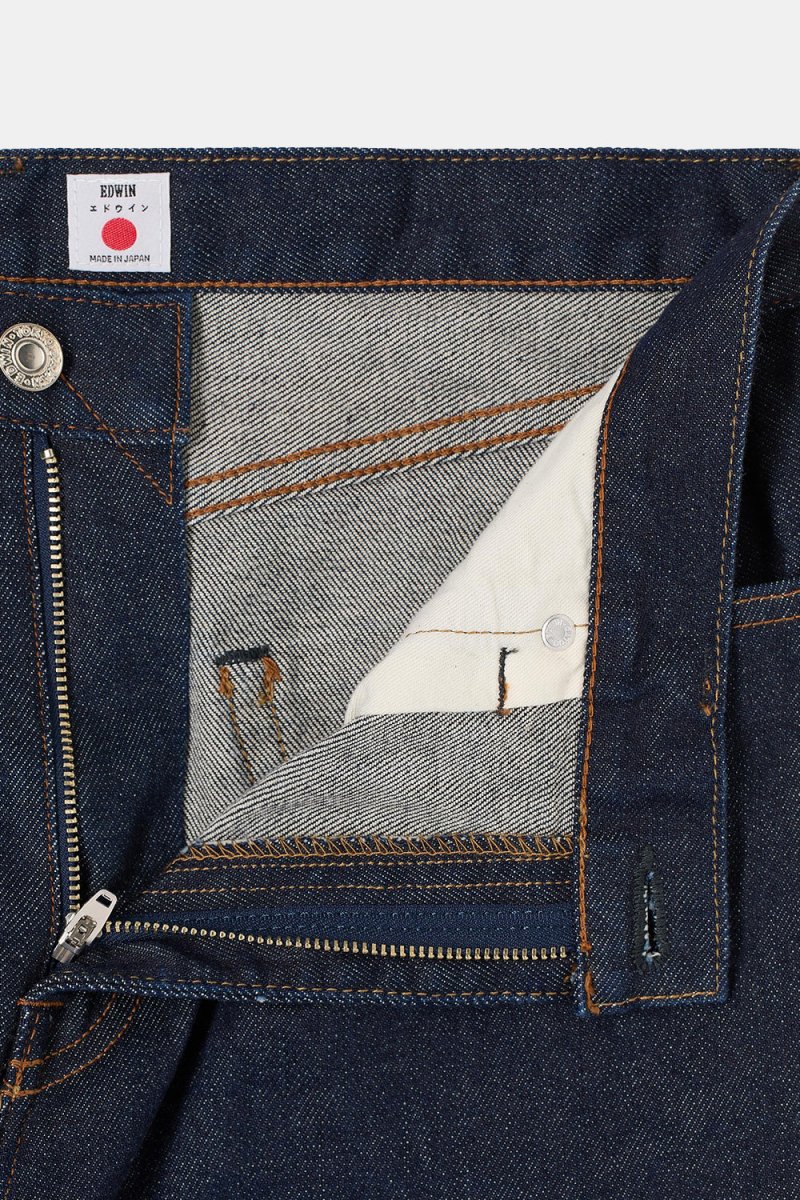 Edwin Regular Tapered Kaihara Blue Rinsed Jeans (Green &amp; White Selvage) | Jeans