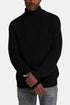 Sudadera con cuello alto Edwin Roni (Negro) | Suéteres