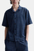 Camisa Manga Corta Edwin Saga (Cuadros Dobby Azul) | Camisas