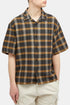 Camisa Edwin Manga Corta Saga (Negro/Amarillo) | Camisas