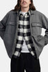 Sobrecamisa de manga larga Edwin Utility (Bleach Black Wash) | Camisas
