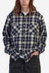 Camisa Manga Larga Edwin Work (Azul Marino/Verde) | Camisas