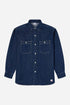 Camisa de trabajo Edwin (Azul - oscuro usado) | Camisas