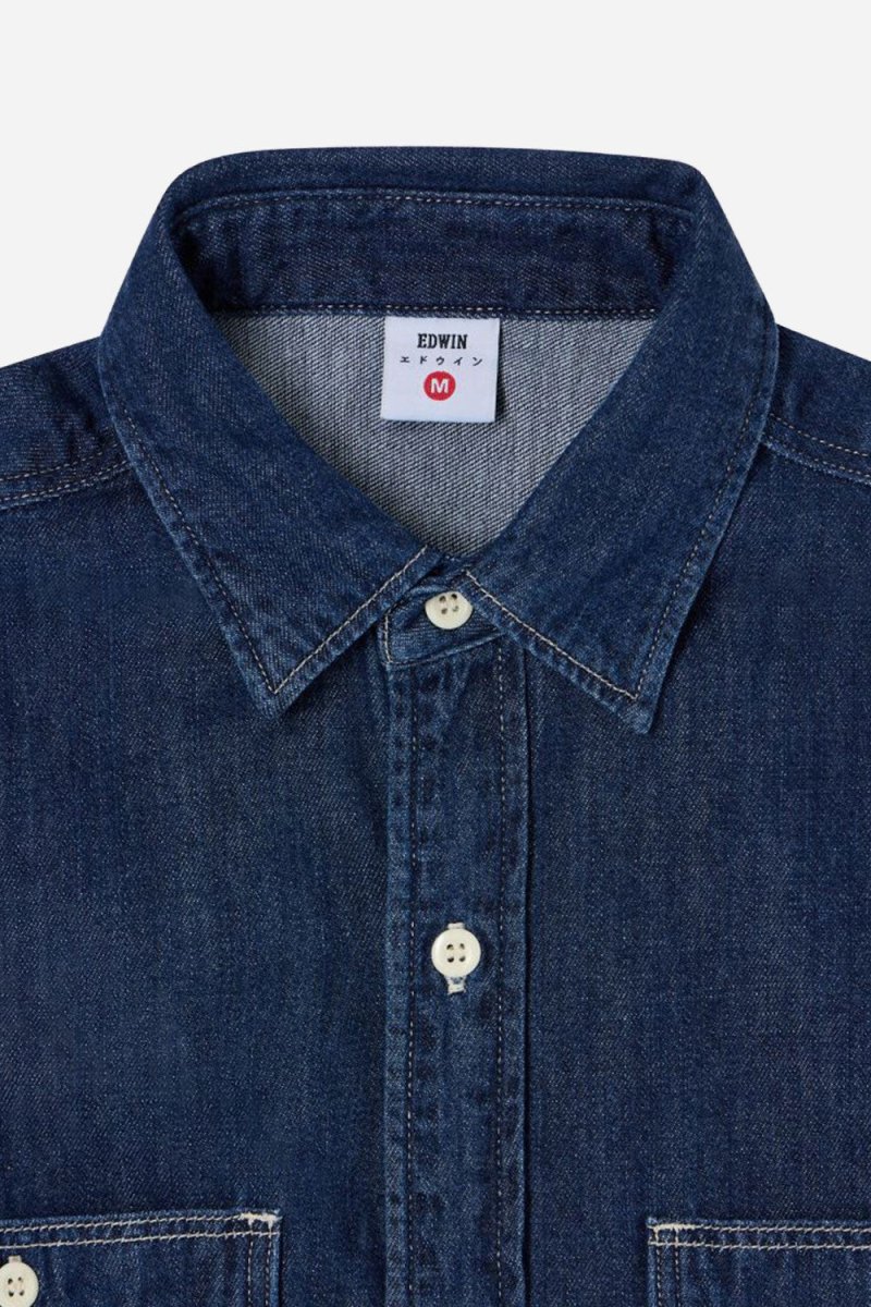 Edwin Work Shirt (Blue - dark used) | Shirts