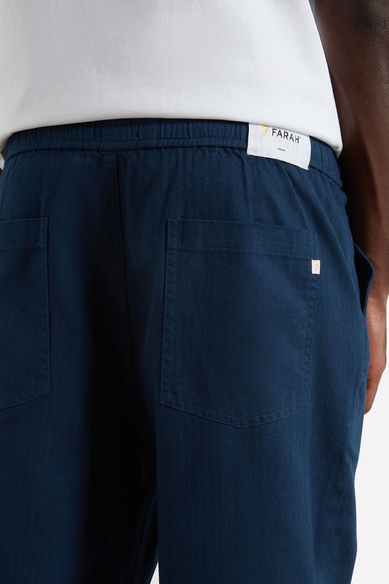 Farah Greenport Drawstring Trousers (Yale) | Trousers