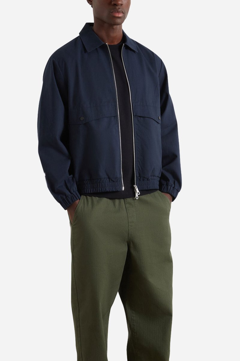 Farah Tyler Cotton Blouson (True Navy) | Jackets