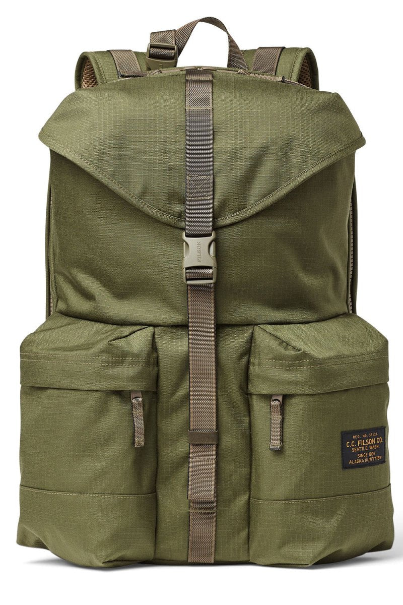 Filson Ripstop Cordura Nylon 35L Backpack (Surplus Green) | Bags