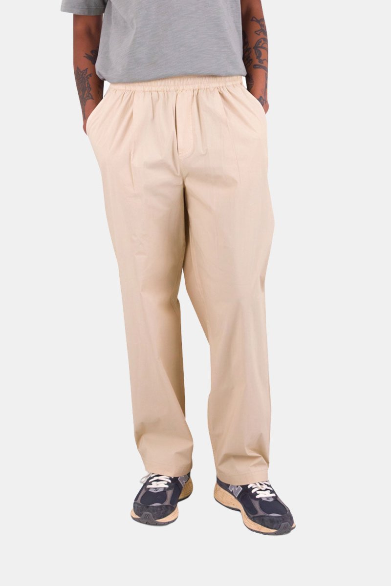 Folk Drawcord Loose Trouser (Light Stone) | Trousers