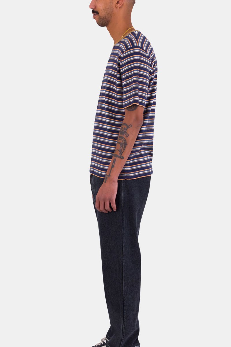 Folk Multistripe T-Shirt (Navy Mix) | Shirts