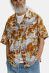 Frizmworks Media camisa hawaiana Tiger (gris) | Camisas