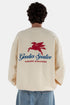 Goodies Sportive Pegasus Butter Crewneck (Ecru) | Suéteres