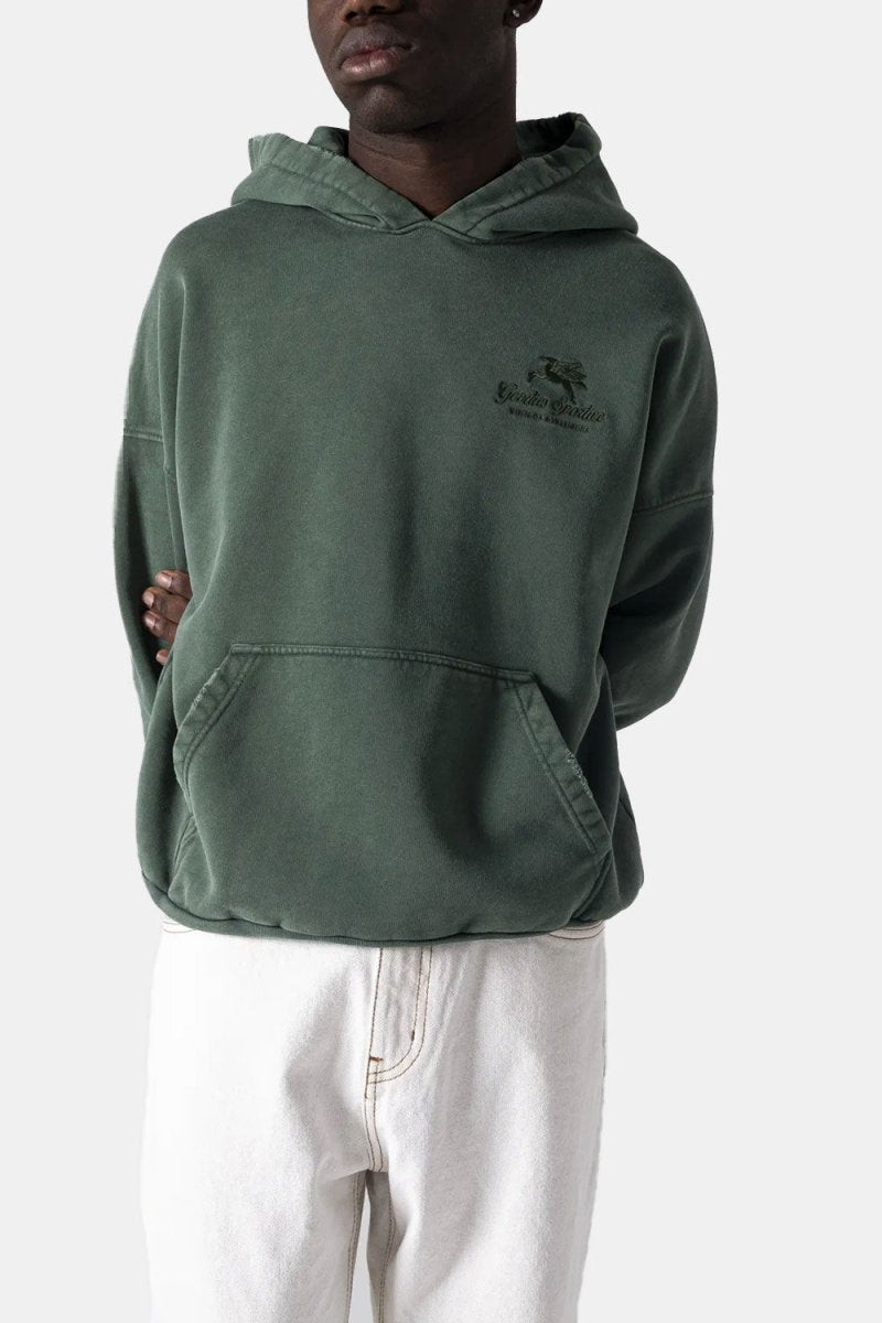 Goodies Sportive Premium Boxy Hoodie (Green) | Sweaters