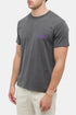 Camiseta Gramicci Footprints (pigmento gris) | Camisetas