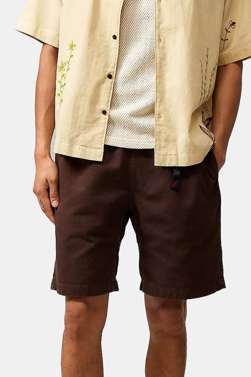 Gramicci G-Shorts Double-Ringspun Organic Cotton Twill (Dark Brown) | Shorts