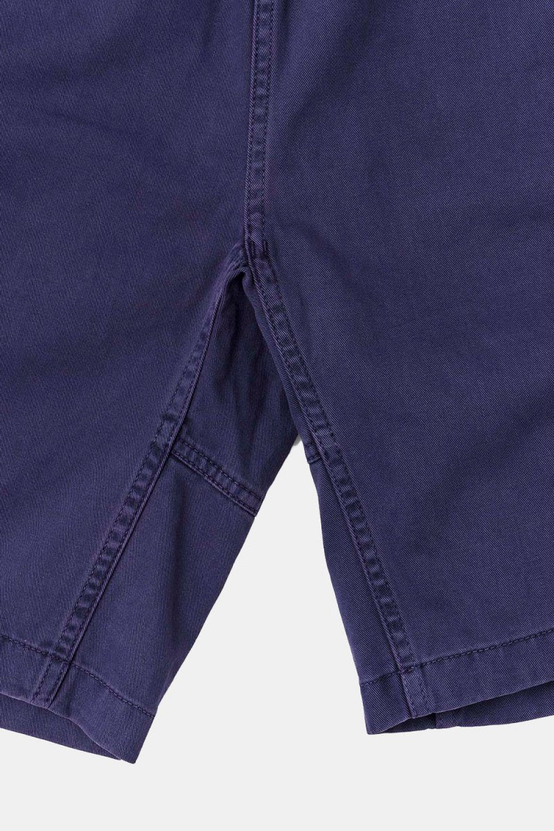 Gramicci G-Shorts Pigment Dye Cotton Twill (Grey Purple) | Shorts