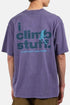 Camiseta Gramicci I Climb Stuff (pigmento púrpura) | Camisetas