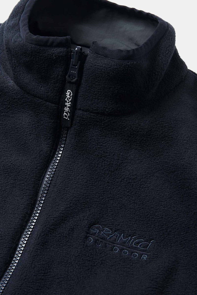 Gramicci Reversible Fleece Vest (Dark Navy) | Sweaters