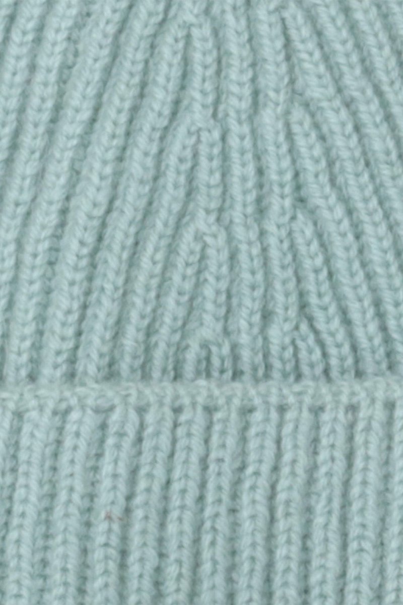 Half Dozen Pure Cashmere Fisherman Beanie (Blue Grass) | Hats