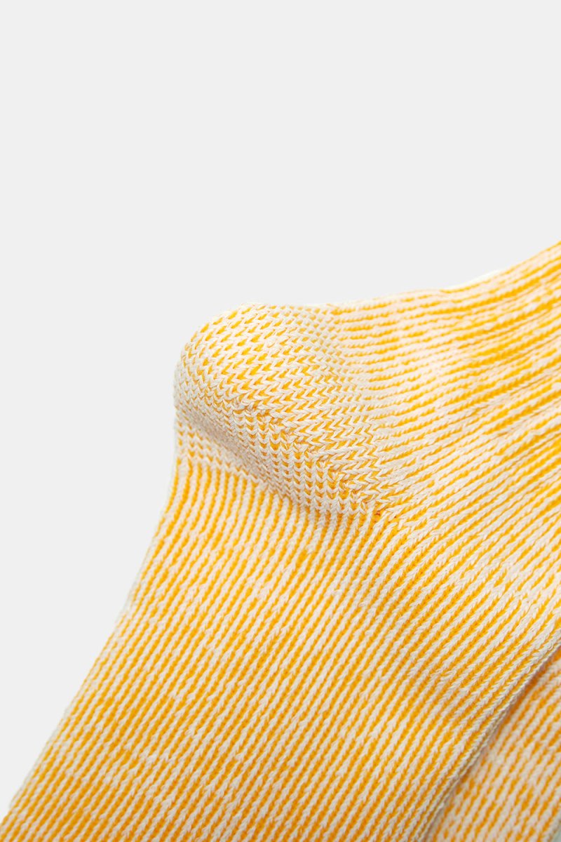 Kinari Skater Plating Crew Socks (Yellow) | Socks