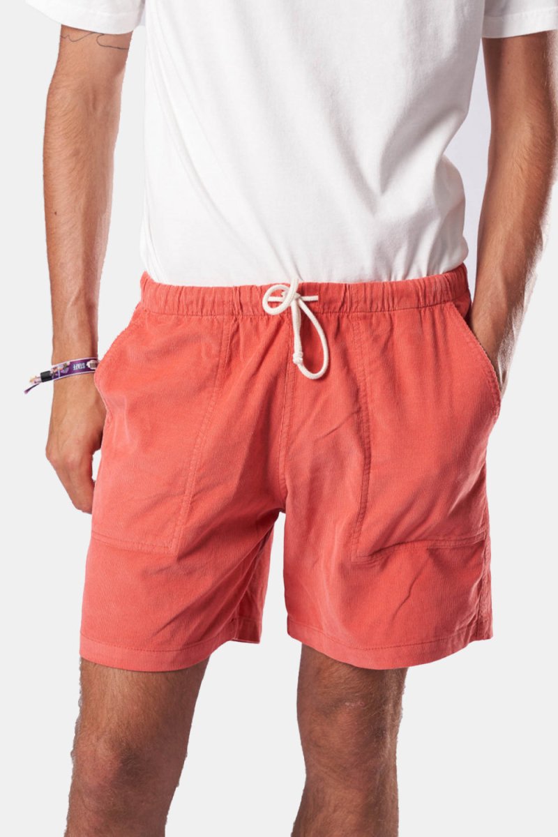 La Paz Formigal Baby Cord Beach Shorts (Spiced Coral) | Shorts