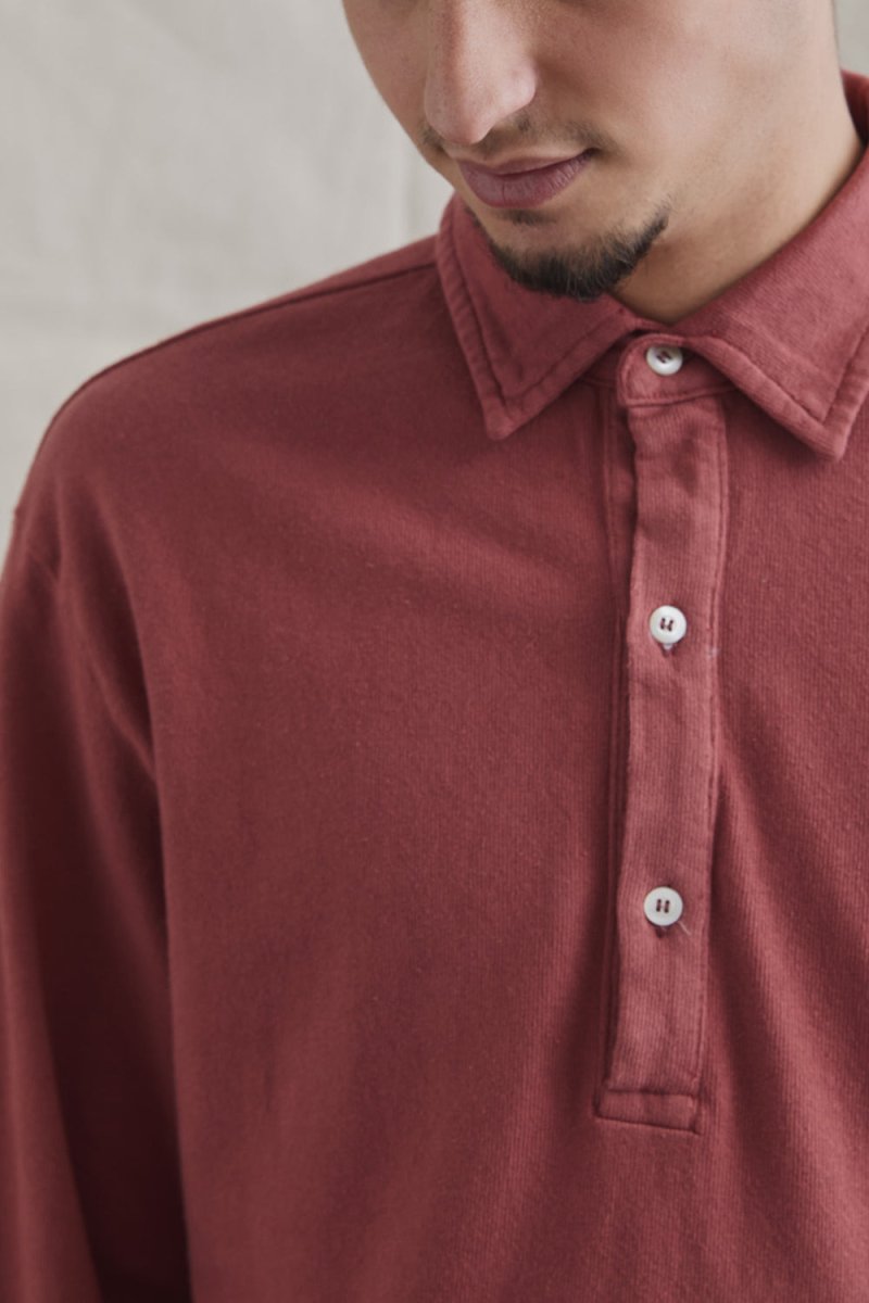 La Paz Mesquita Polo Shirt (Marsala) | Polo Shirts