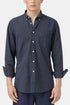 Camisa portuguesa de franela Atlántico (azul marino) | Camisas