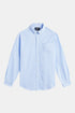 Camisa portuguesa de franela con rayas Atlántico (Azul) | Camisas