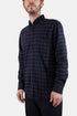 Camisa portuguesa de franela Blom ESP Check (Azul / Morado) | Camisas