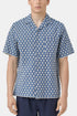 Camisa portuguesa de franela vaquera con bordado (Azul) | Camisas