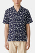 Camisa portuguesa de franela Folclore 4 (azul marino) | Camisas
