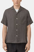 Camisa portuguesa de franela Nori (gris oscuro) | Camisas