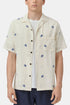 Camisa portuguesa de franela Philly (crema/azul) | Camisas