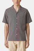 Camisa portuguesa de franela con azulejos (verde/naranja) | Camisas