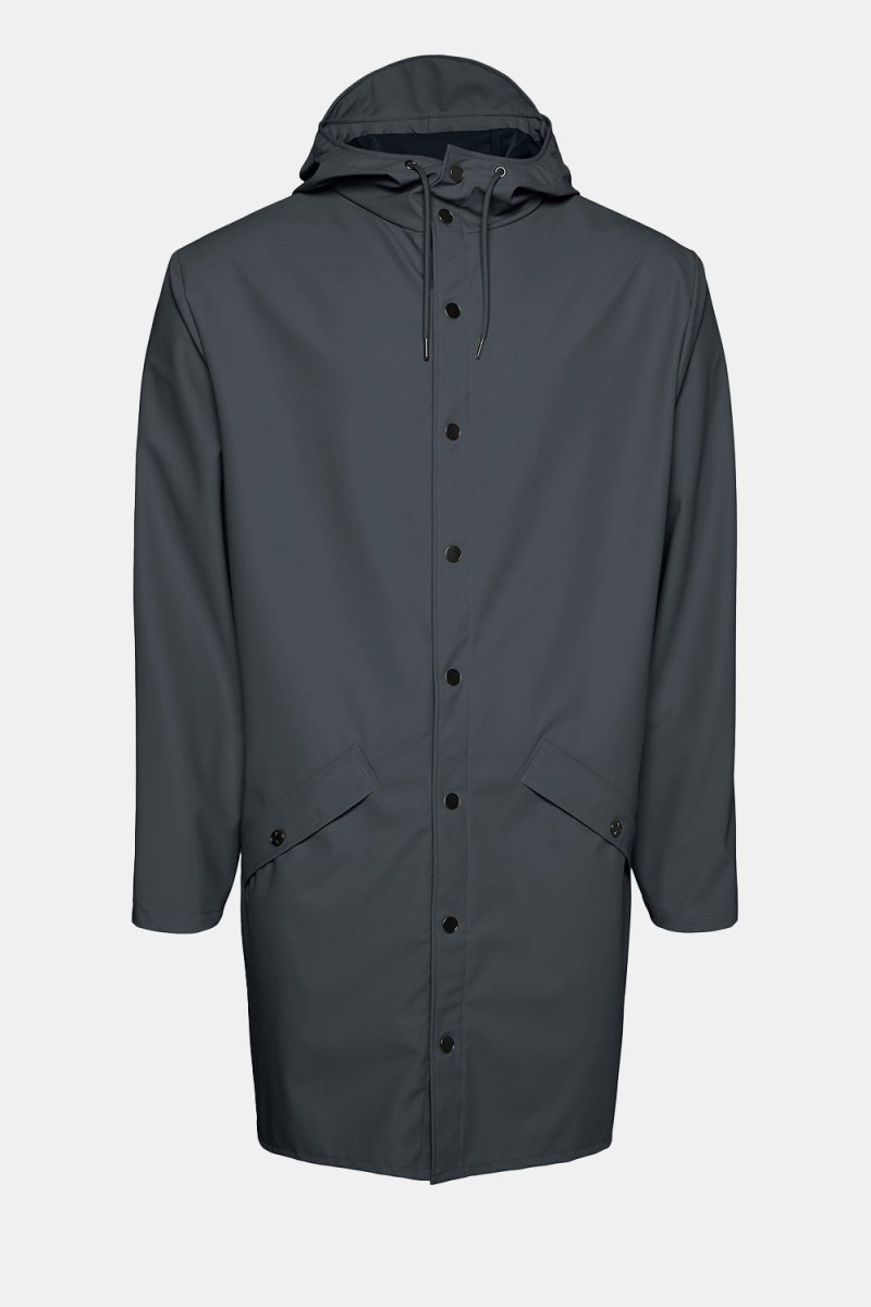 Rains Long Jacket (Slate) | Jackets