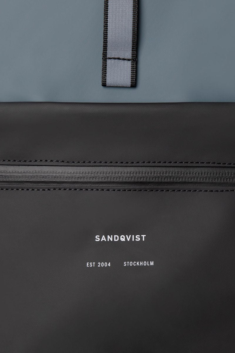 Sandqvist Ruben 2.0 Water-Resistant Rolltop Backpack (Multi Blue / Steel Blue) | Bags