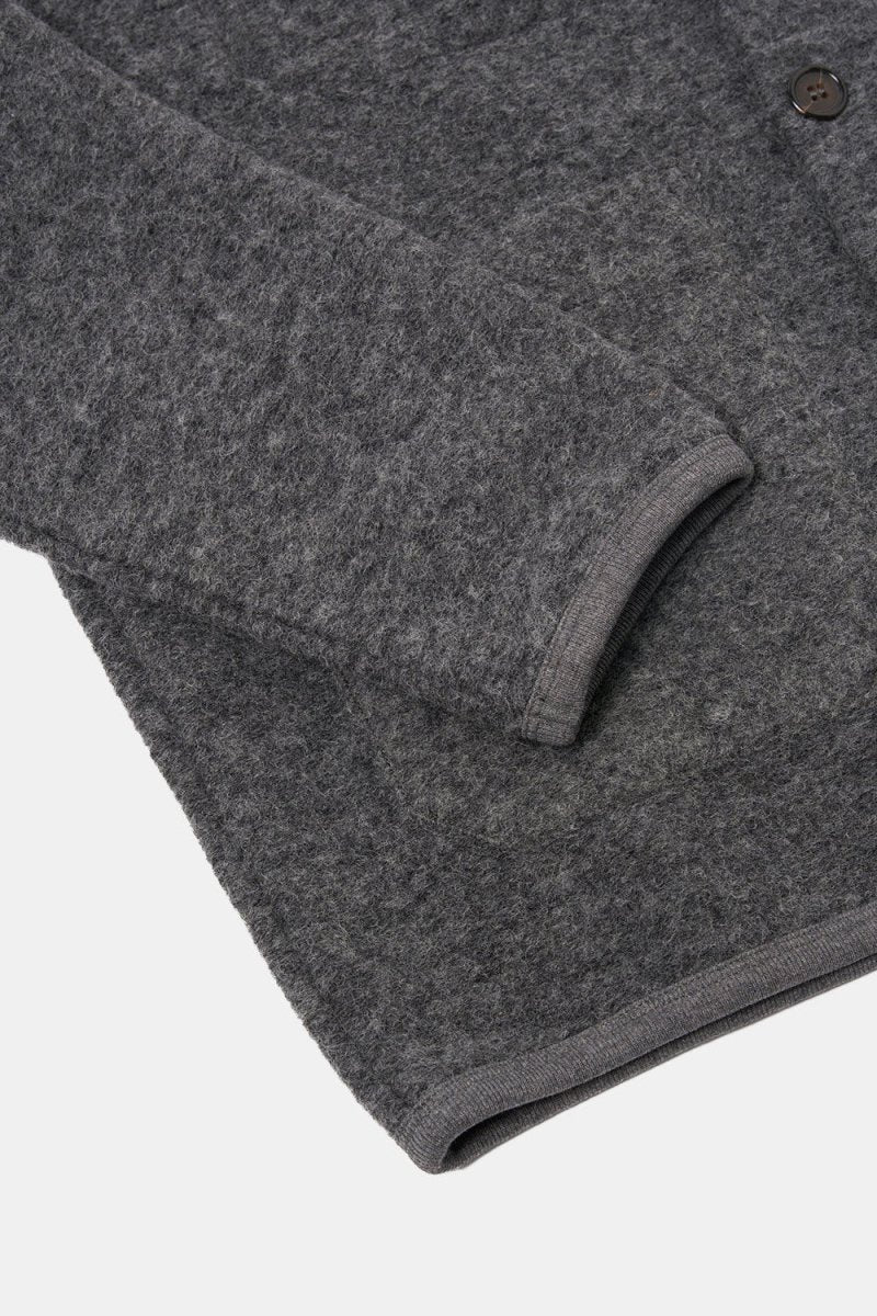 Universal Works Cardigan (Grey Marl) | Sweaters