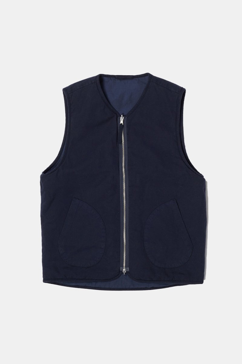 Universal Works Insulated Hangout Gilet (Navy) | Vests