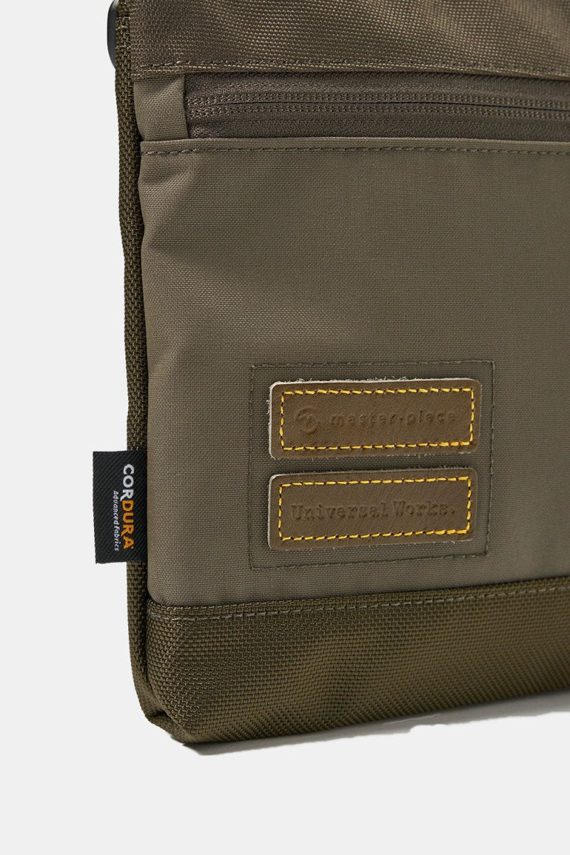 Universal Works Shoulder Bag (Olive Recycled Tech Canvas) | Bags